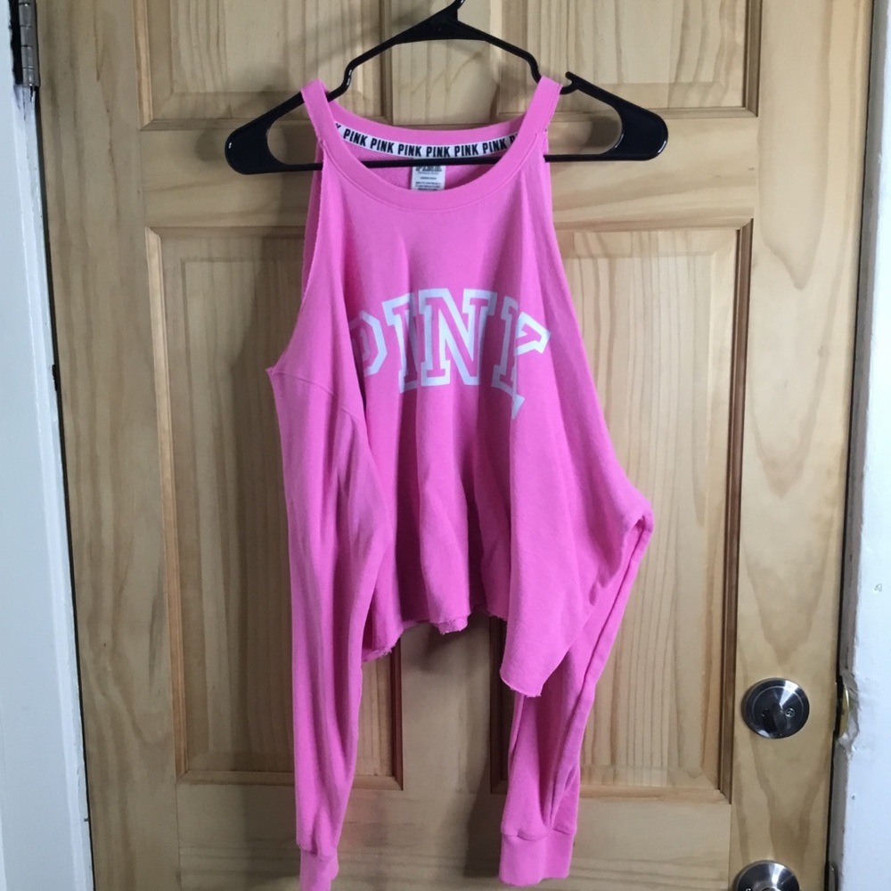 Pink Half Sweater